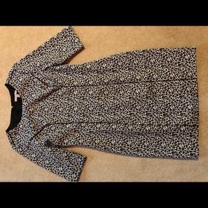 Banana Republic black and white dress